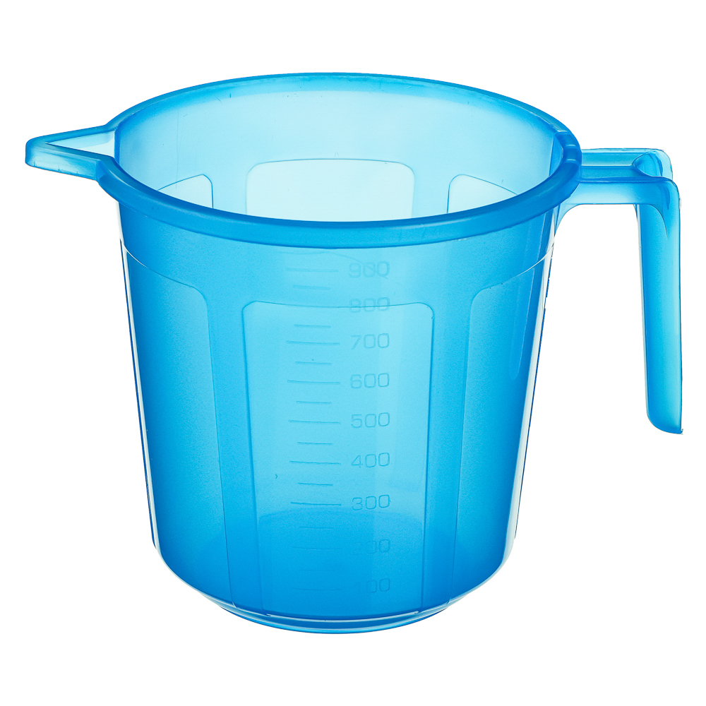 Кружка мерная пластик, 1,0л, арт.№ 861-114
