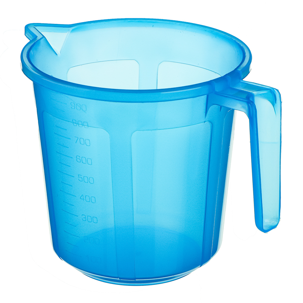 Кружка мерная пластик, 1,0л, арт.№ 861-114