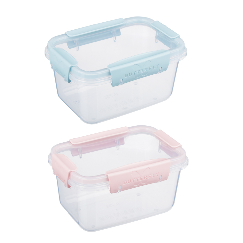 Контейнер для продуктов герметичный Butterfly прямоугольный 0,75л (156х112х84мм) 2 цвета, арт.№ 861-188