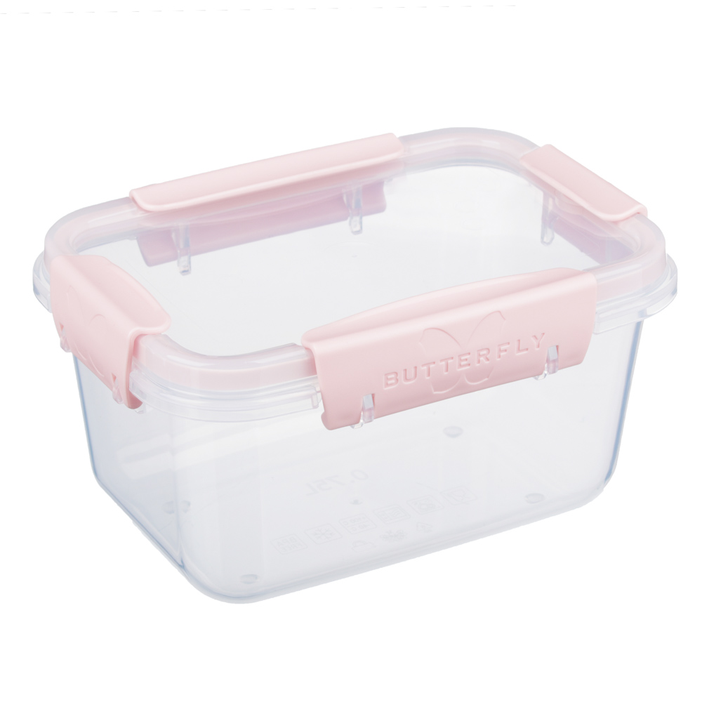 Контейнер для продуктов герметичный Butterfly прямоугольный 0,75л (156х112х84мм) 2 цвета, арт.№ 861-188
