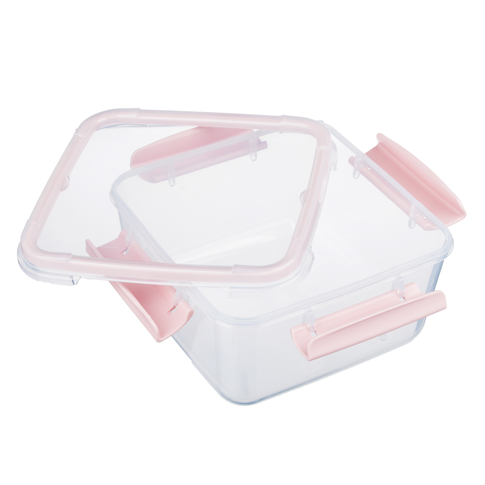 Контейнер для продуктов герметичный Butterfly квадрат 1,2л (156х156х84мм) 2 цвета, арт.№ 861-190