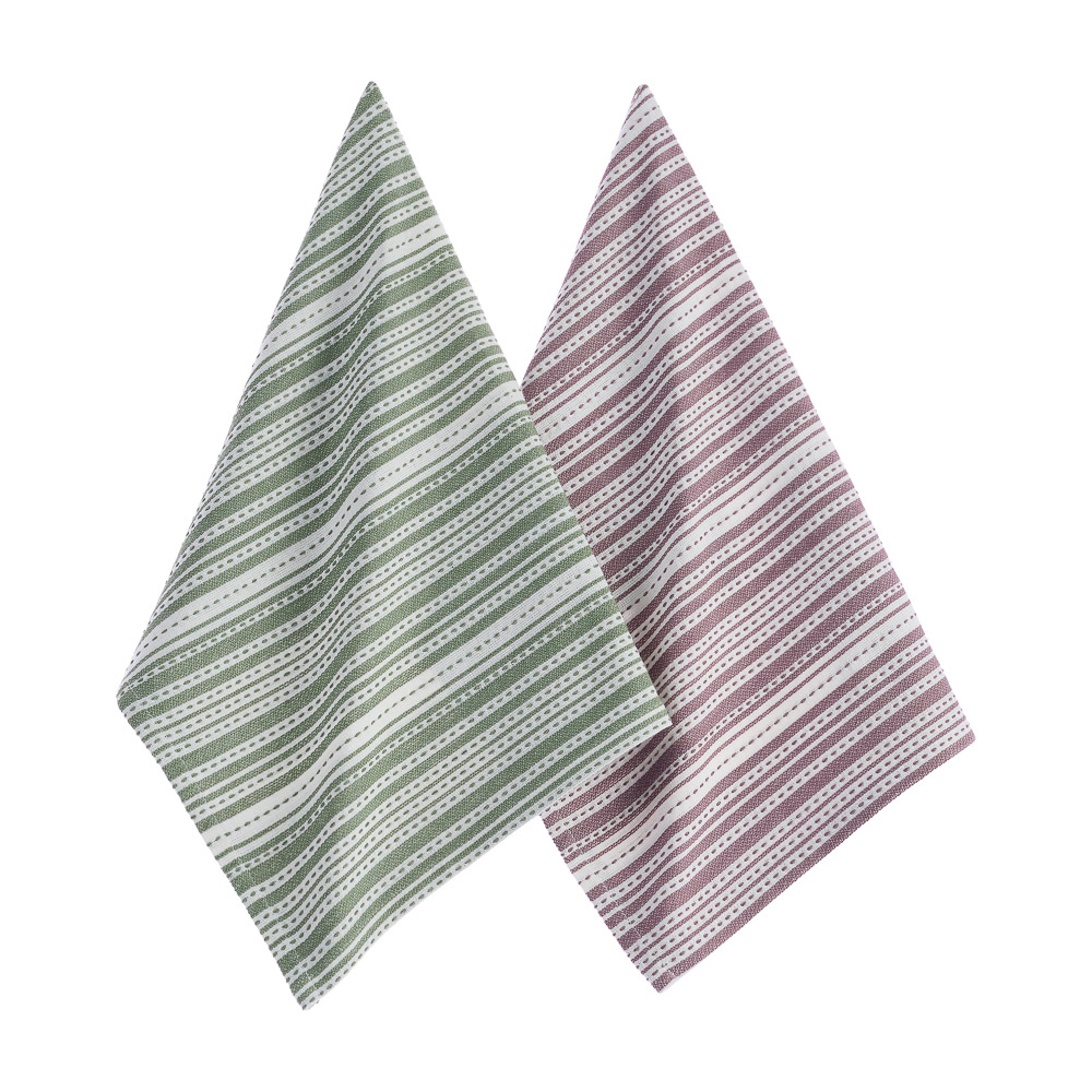PROVANCE Хейзел Полотенце кухонное, 40х60см, 100% хлопок, полоски, 2 цвета, арт.№ 434-165