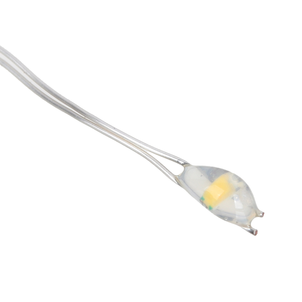 Гирлянда нить росы 1 м СНОУ БУМ, 10 LED ламп, свечение шампань, 2xCR2032, арт.№ 384-164