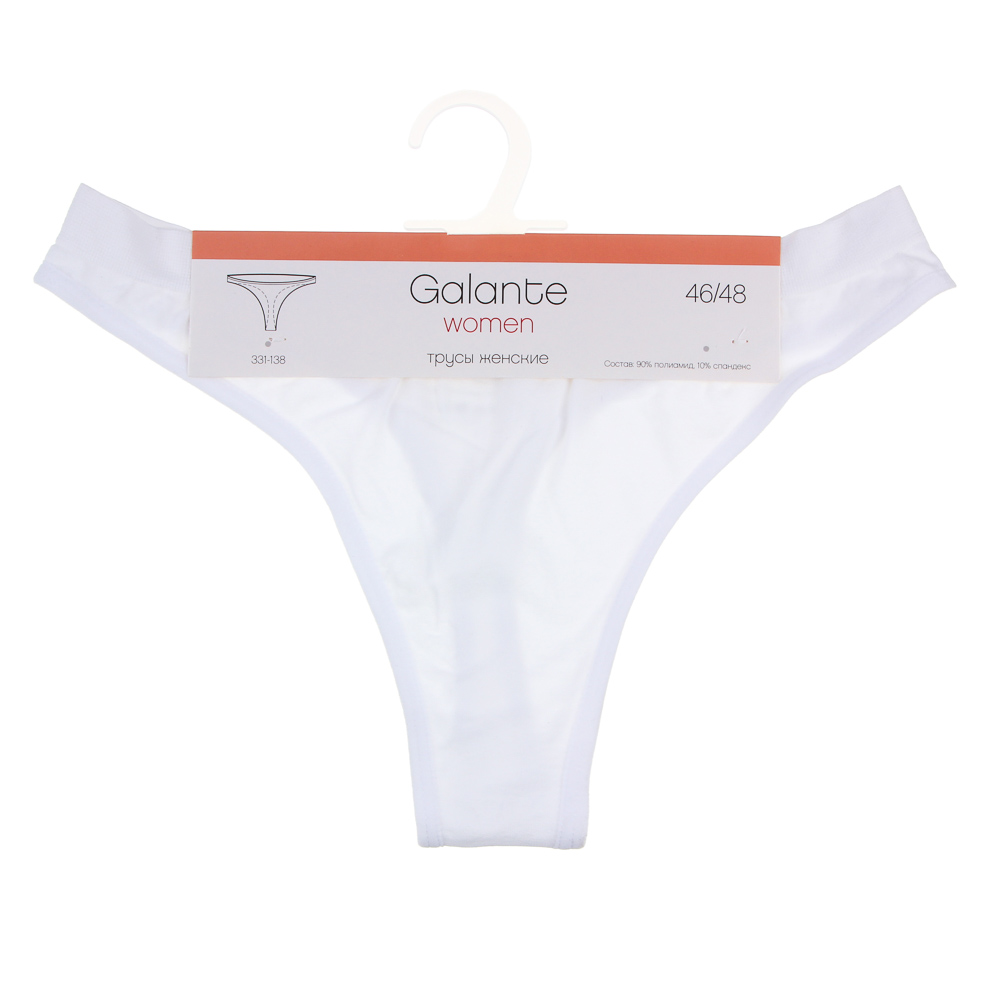 GALANTE Трусы-стринги женские бесшовные, 90% полиамид, 10% спандекс, р-ры 42/44, 46/48, 2 цвета, арт.№ 331-138
