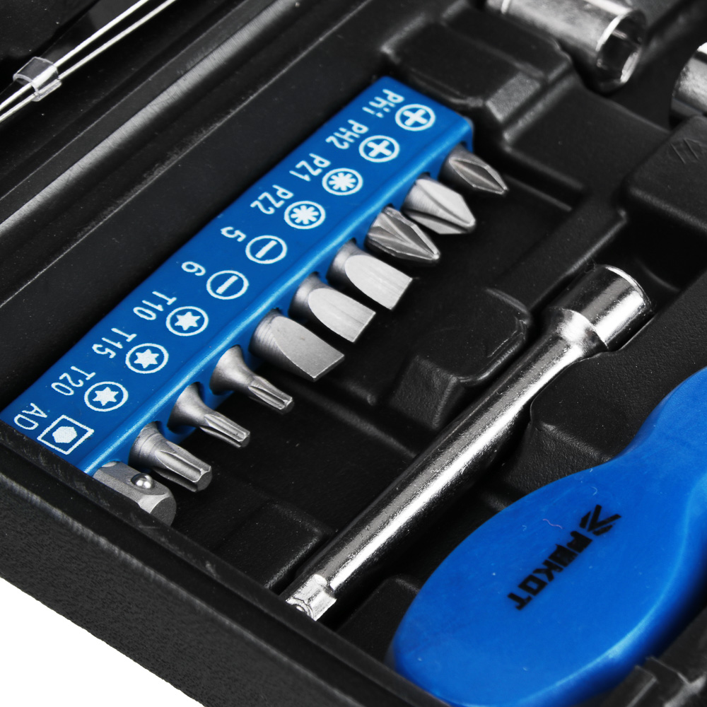 РОКОТ Набор инструментов 26 пр., в пластиковом кейсе, арт.№ 736-187