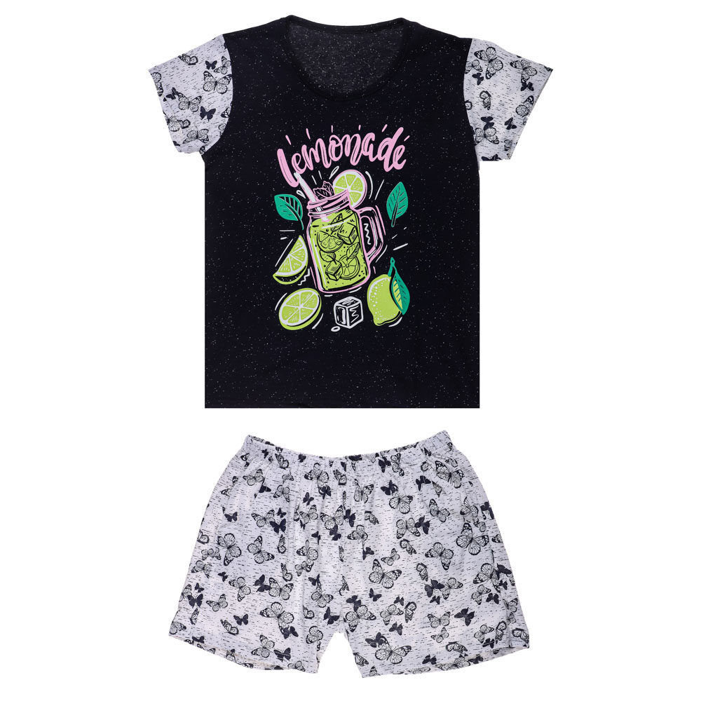 Комплект женский (футболка и шорты), р.44-54, 100% хлопок, арт. 394339, ТМ Ромашка, арт.№ 354-212