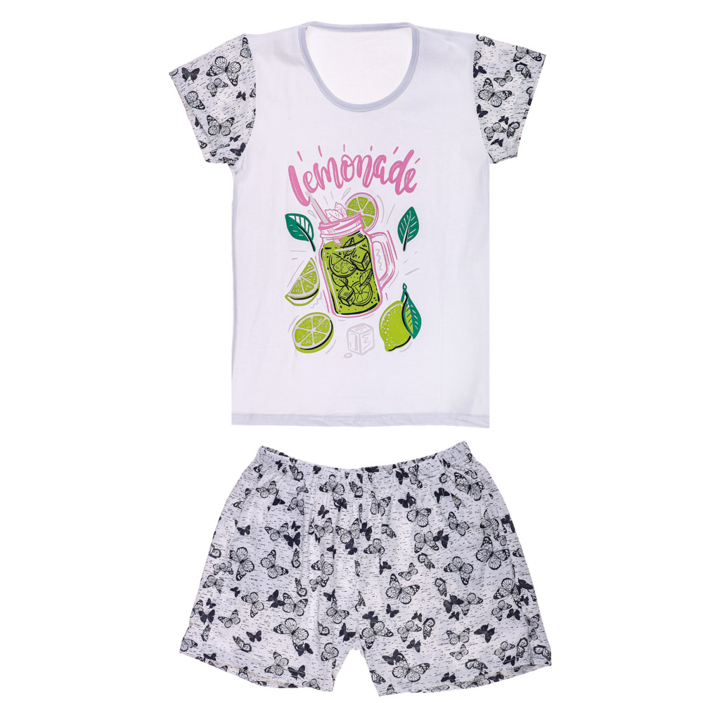 Комплект женский (футболка и шорты), р.44-54, 100% хлопок, арт. 394339, ТМ Ромашка, арт.№ 354-212