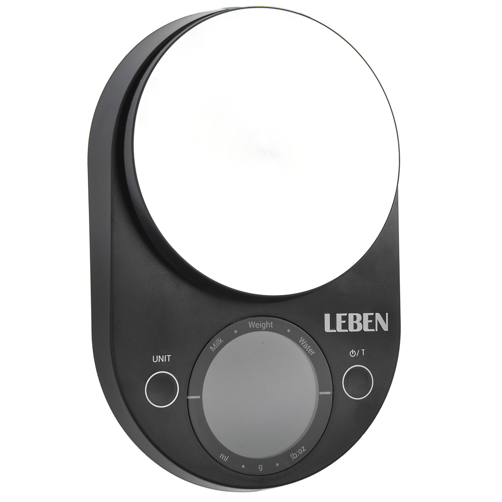 LEBEN Весы кухонные электронные, металл., пластик, макс.нагрузка до 5кг, (точн. измер 1 гр.), 2 цвет, арт.№ 268-055