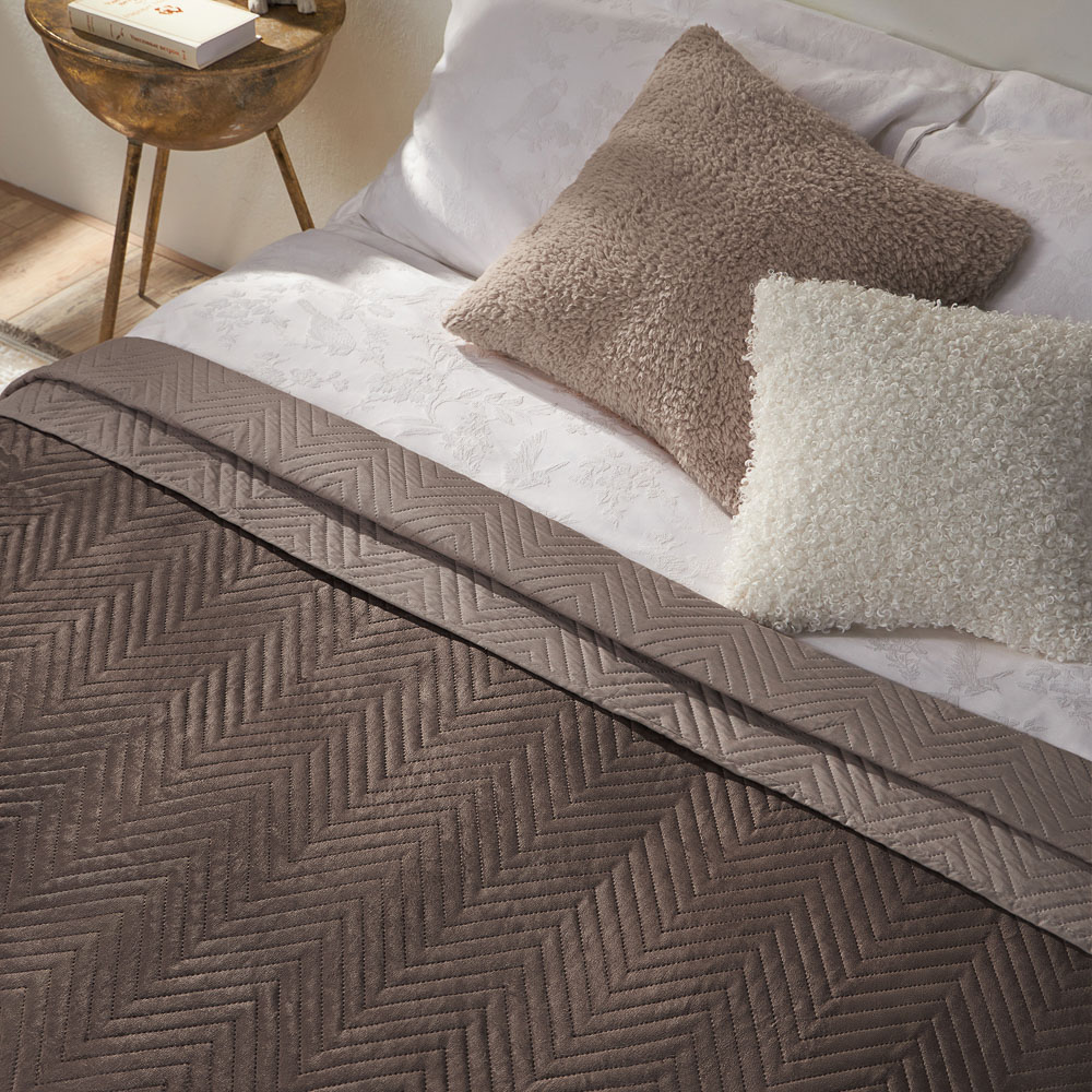 PROVANCE Фелиз Покрывало велюр однотонное 200х220см, 100% полиэстер, арт.№ 492-225