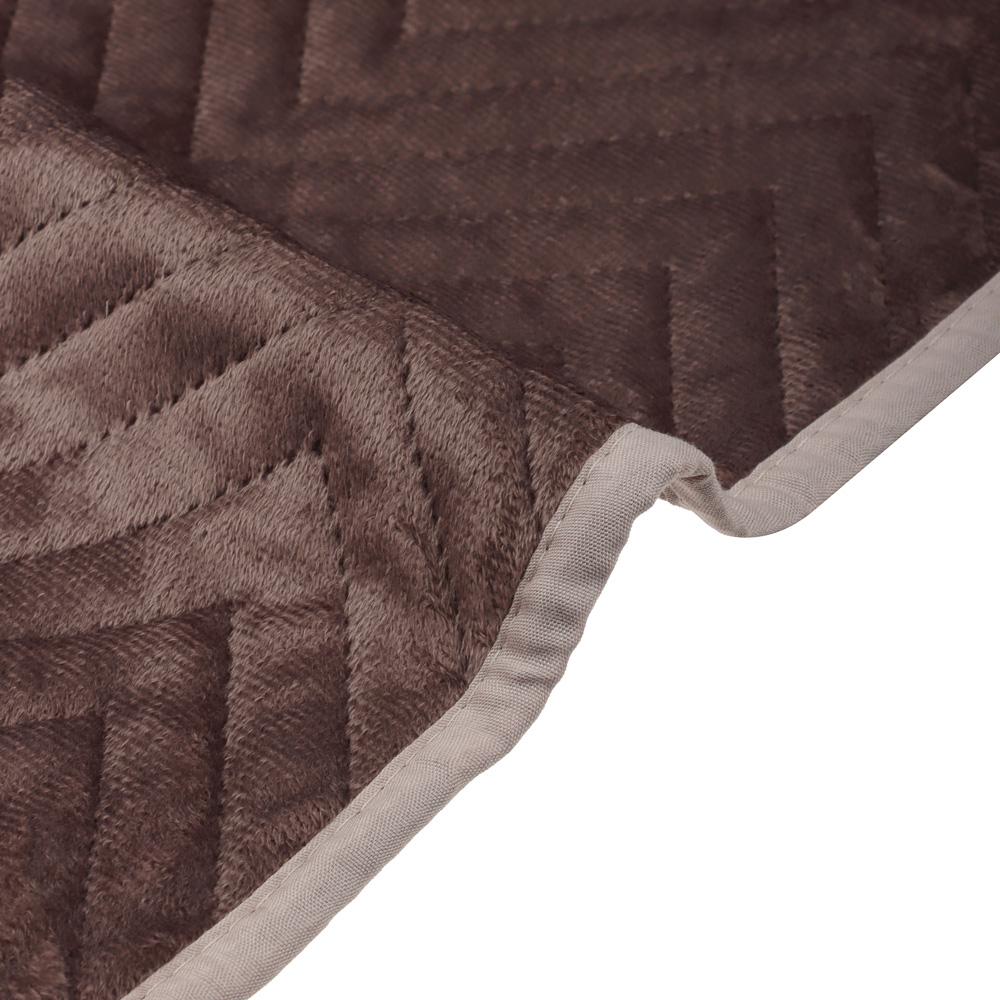 PROVANCE Фелиз Покрывало велюр однотонное 200х220см, 100% полиэстер, арт.№ 492-225