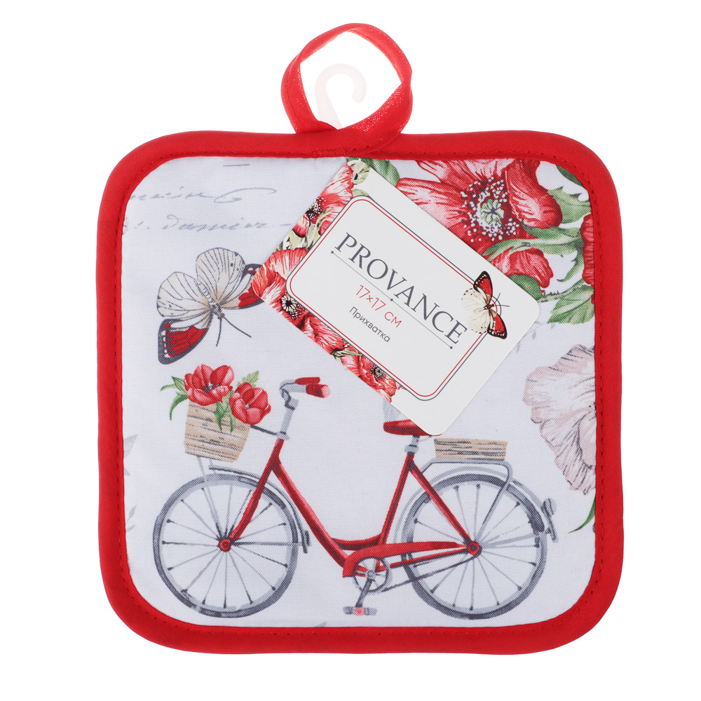 PROVANCE Маковое поле Прихватка, 100% полиэстер, 17х17см, арт.№ 488-084