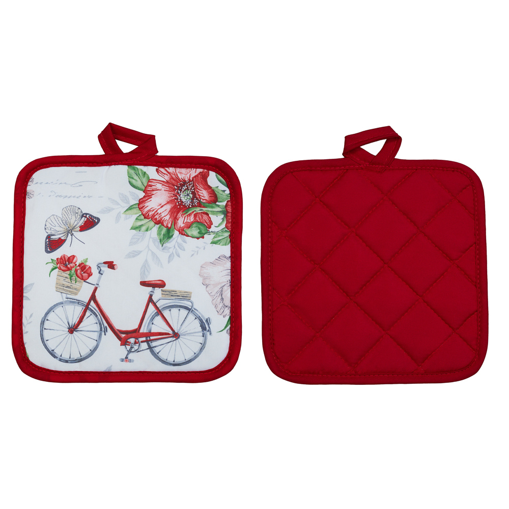 PROVANCE Маковое поле Прихватка, 100% полиэстер, 17х17см, арт.№ 488-084