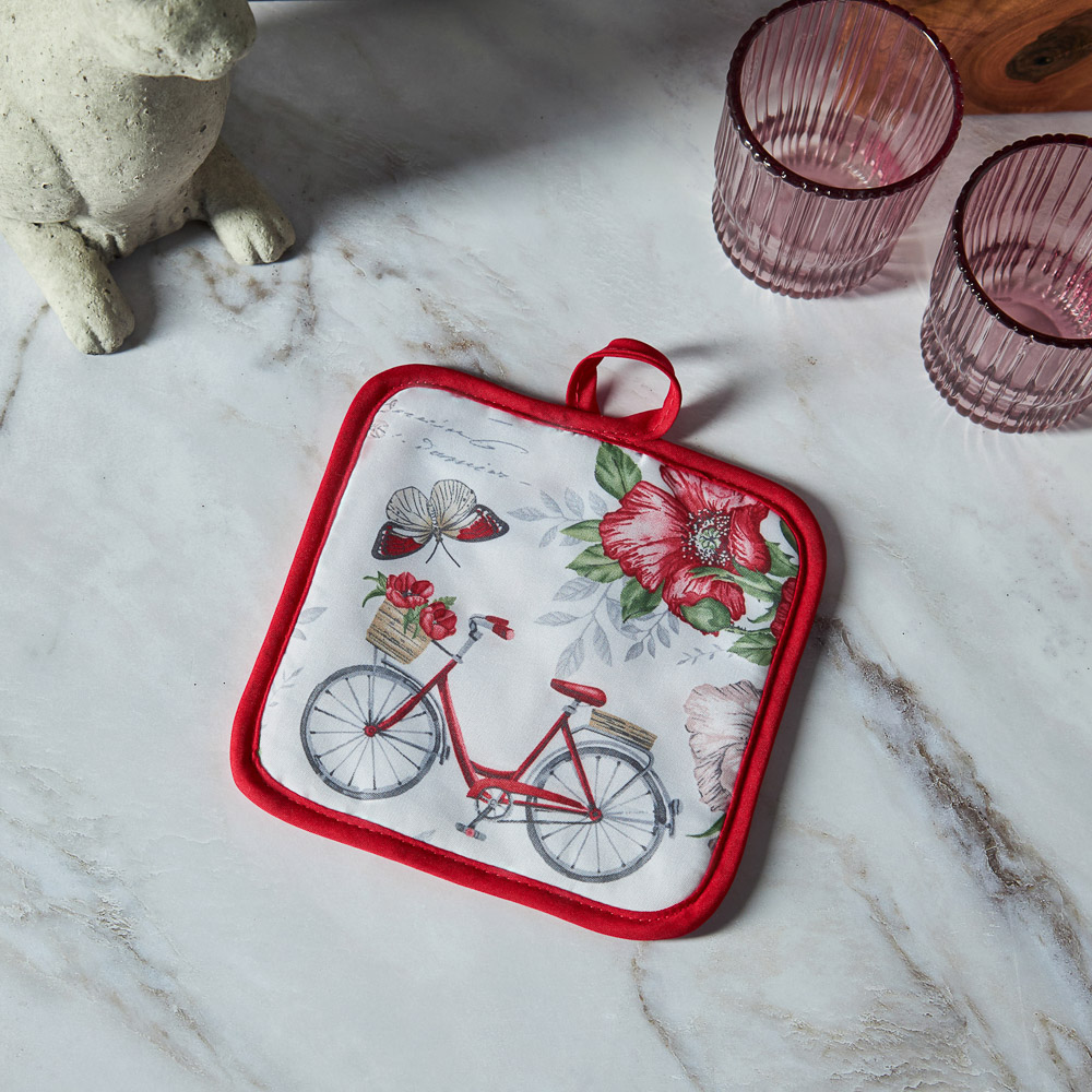 PROVANCE Маковое поле Прихватка, 100% полиэстер, 17х17см, арт.№ 488-084