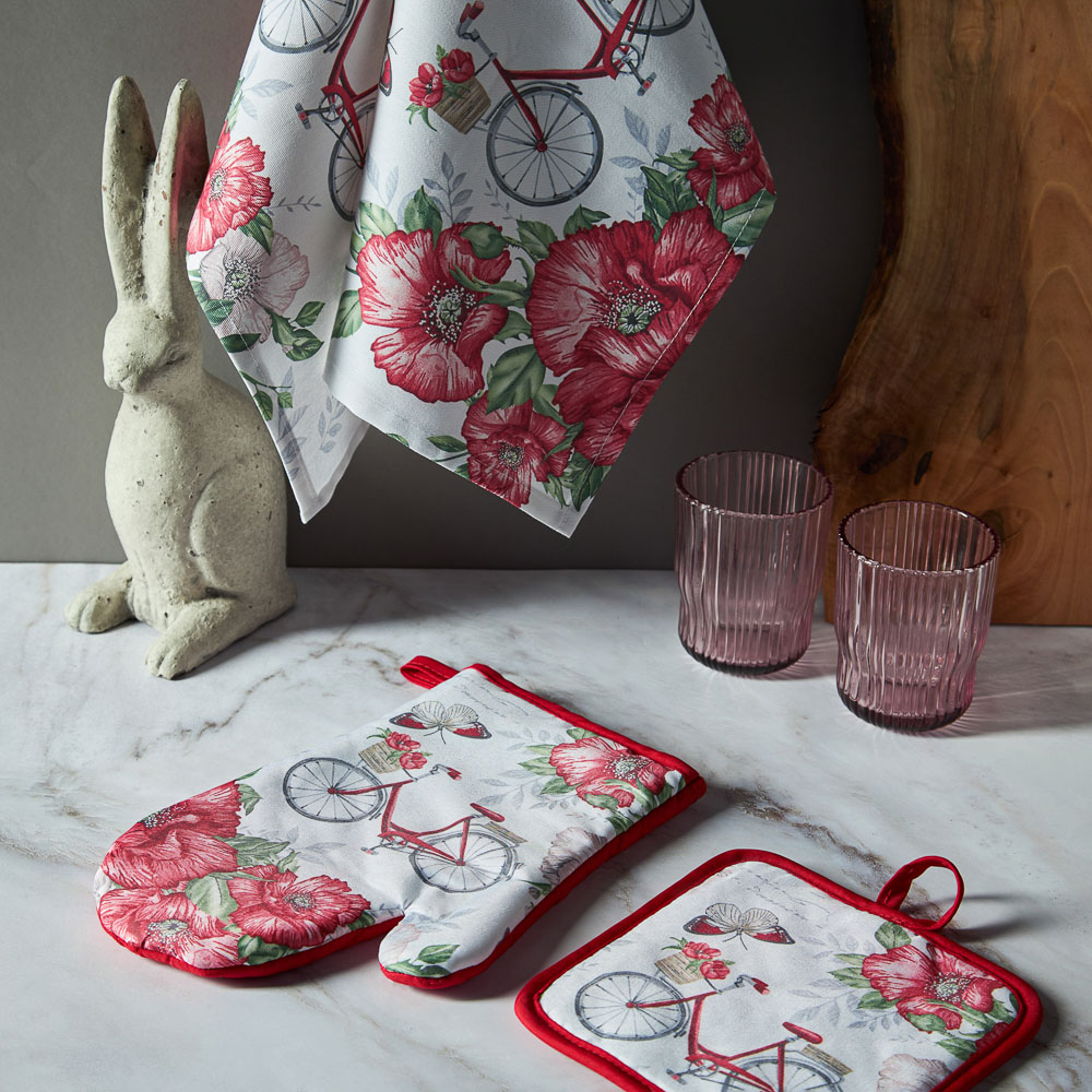 PROVANCE Маковое поле Прихватка, 100% полиэстер, 17х17см, арт.№ 488-084