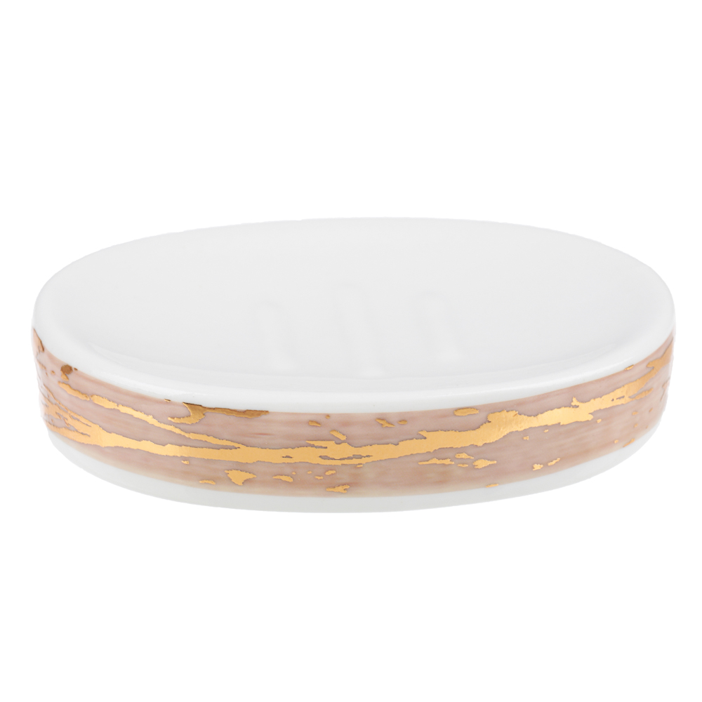 VETTA Мыльница "Золотая лира", керамика, 2 диз., арт.№ 463-926