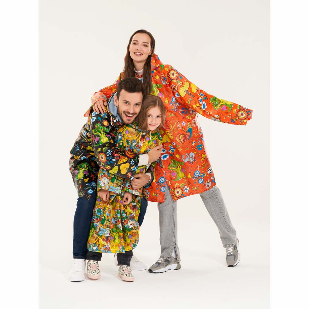 Дождевик детский на кнопках 95х60см, EVA, 80 мкр Вселенная BY, арт.№ 188-086