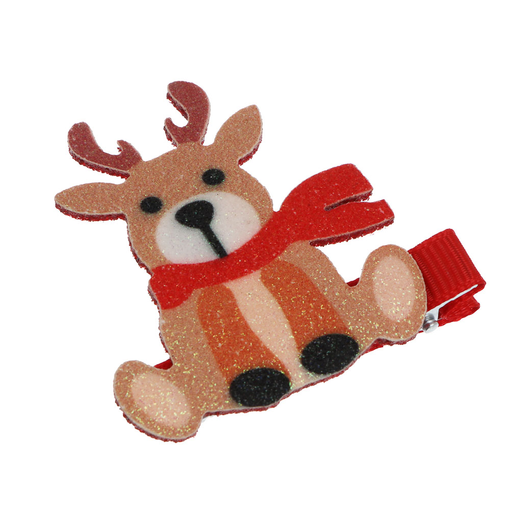 Заколка для волос 2 шт, тм ЮНИLOOK, 1-6,5см, металл, полимер, 6 дизайнов, #1, арт.№ 322-304