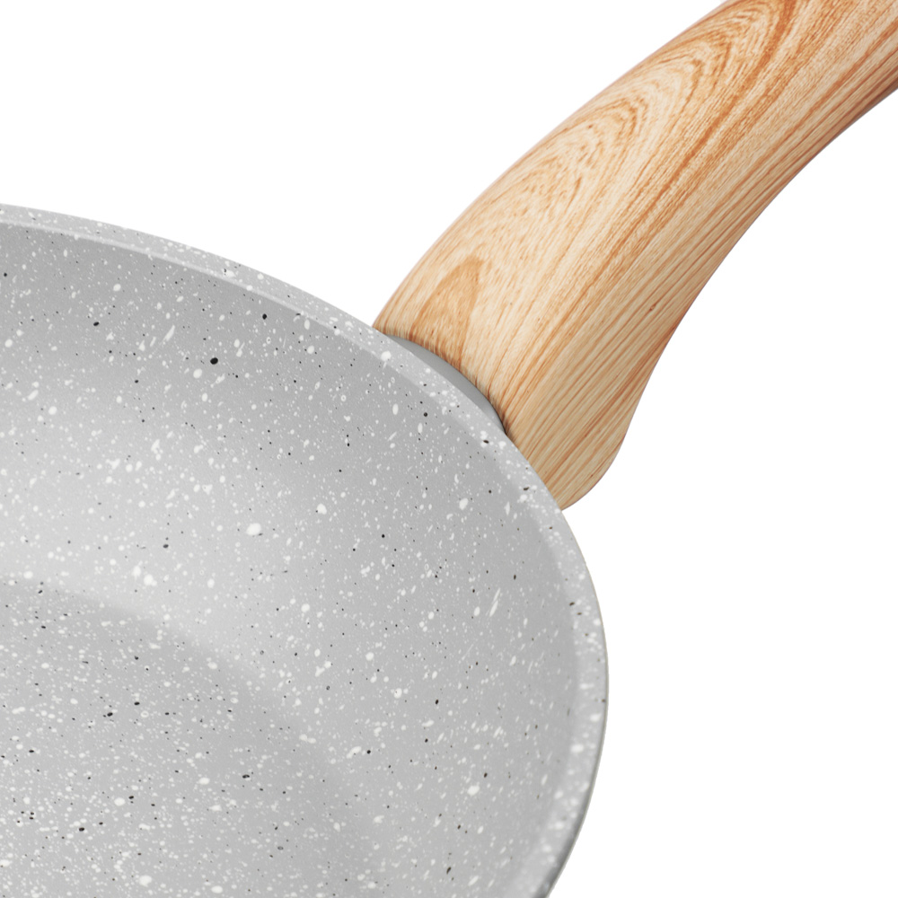 SATOSHI Берг Сковорода литая d20см, антипригарное покрытие Мрамор, индукция, арт.№ 846-735