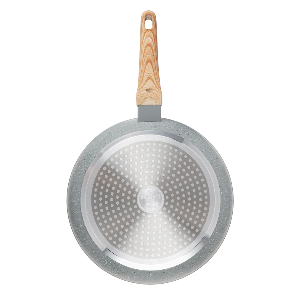 SATOSHI Берг Сковорода литая d24см, антипригарное покрытие Мрамор, индукция, арт.№ 846-736