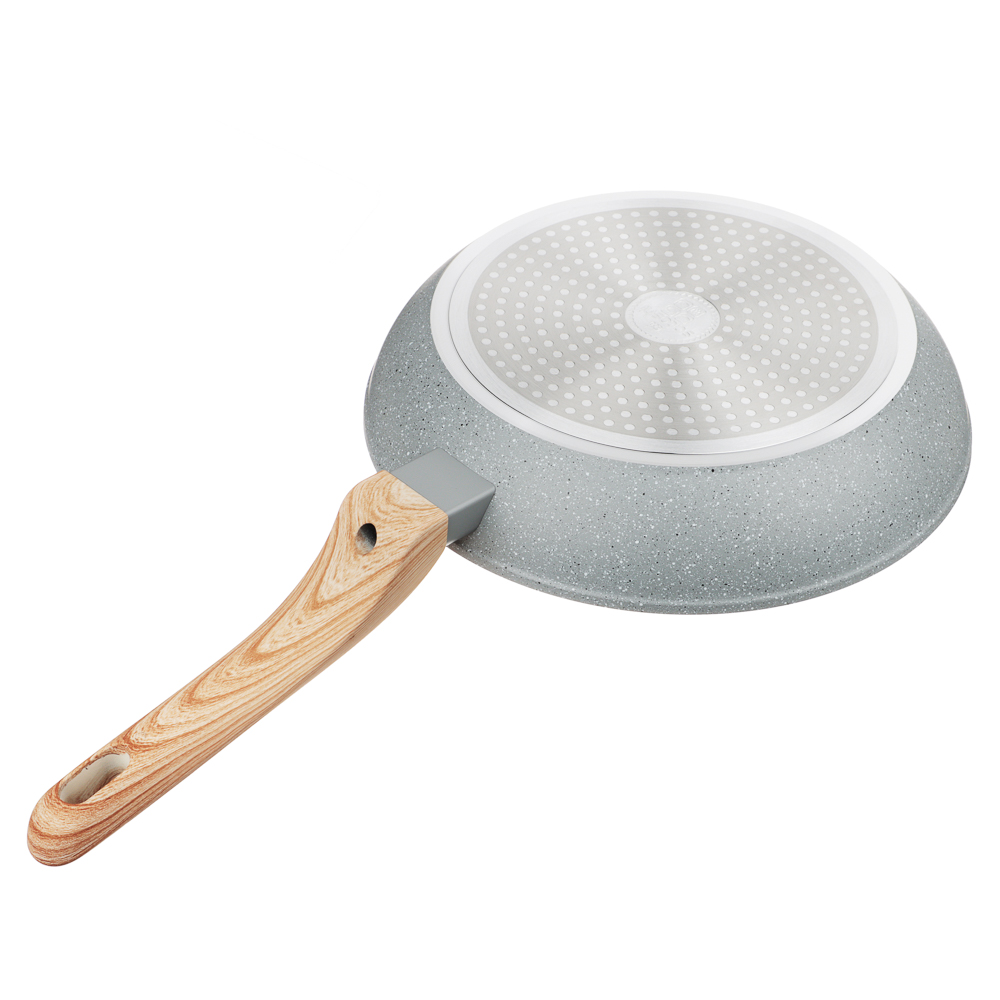 SATOSHI Берг Сковорода литая d24см, антипригарное покрытие Мрамор, индукция, арт.№ 846-736