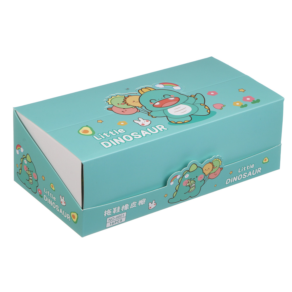 Ластик "Тапки", 4,5х2,5см, ТПР, в пластиковом боксе, шоу-бокс, арт.№ 607-082