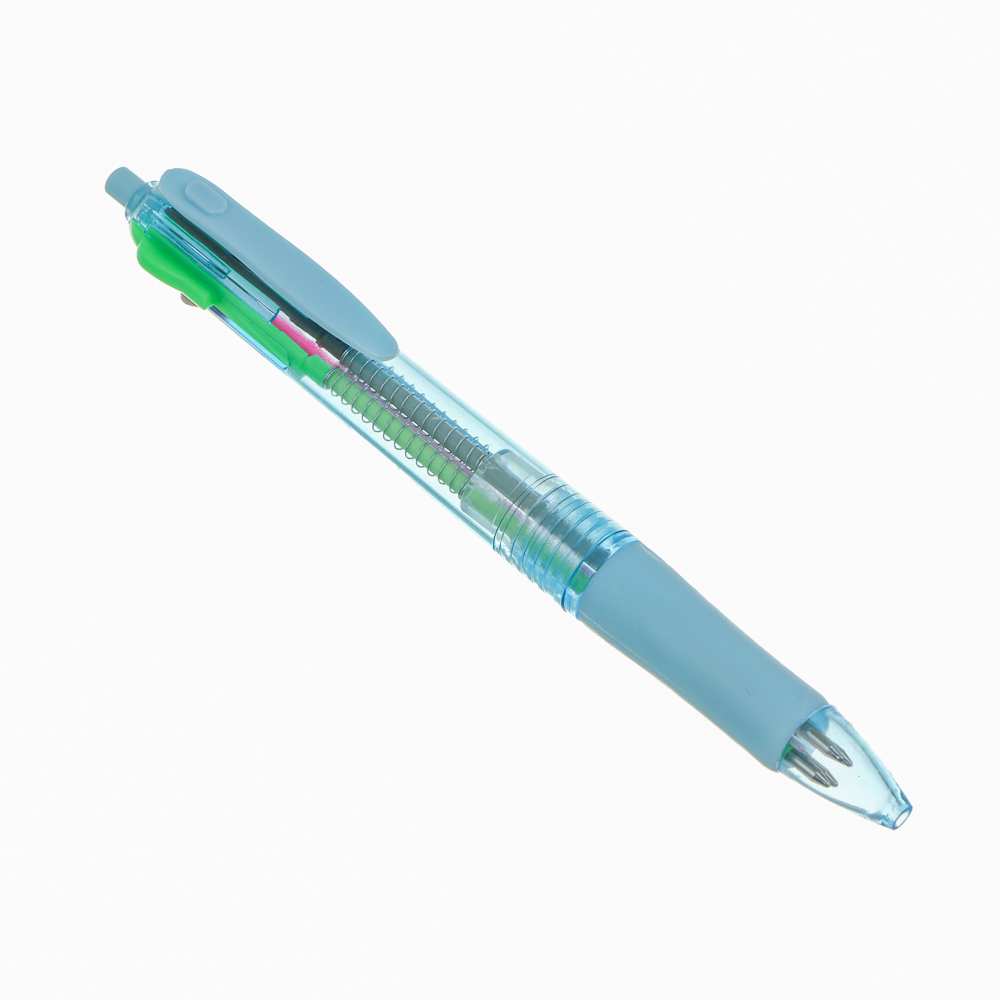 Набор канц. 4 предмета (блокнот, 4-цв.шар.ручка, маркер-текст., клейкая лента) уп. 11х19,5см, 3 диз., арт.№ 532-103