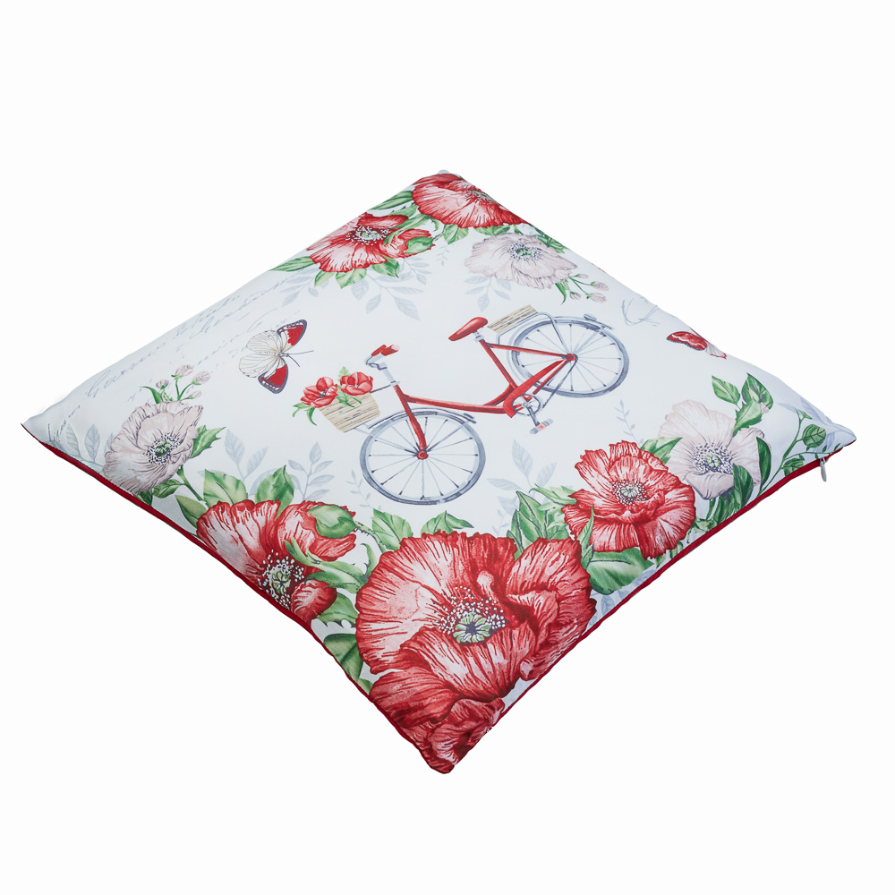 PROVANCE Маковое поле Чехол для подушки 40х40см, 100% полиэстер, арт.№ 488-087