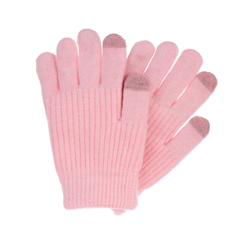 GALANTE Перчатки подростковые контактные с начесом, р.16, 100% полиэстер, цвета в ас-те, ОЗ25-28, арт.№ 363-444