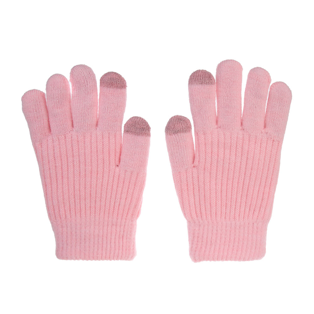 GALANTE Перчатки подростковые контактные с начесом, р.16, 100% полиэстер, цвета в ас-те, ОЗ25-28, арт.№ 363-444