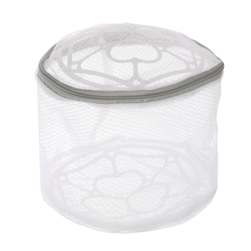 Мешок для стирки белья тм VETTA, цилиндр, на замке, пластик, полиэстер, d15х16h см, арт.№ 452-004