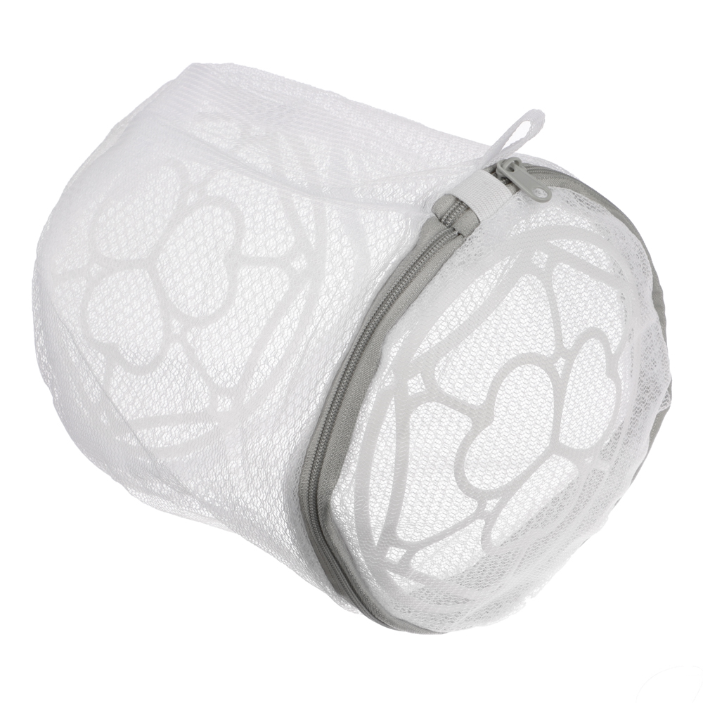 Мешок для стирки белья тм VETTA, цилиндр, на замке, пластик, полиэстер, d15х16h см, арт.№ 452-004