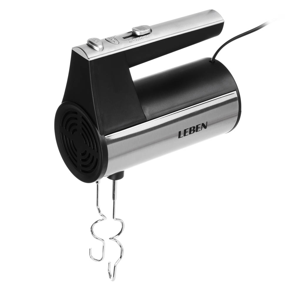 LEBEN Миксер кухонный 200 Вт, 5 скоростей на подставке, металл, арт.№ 269-025