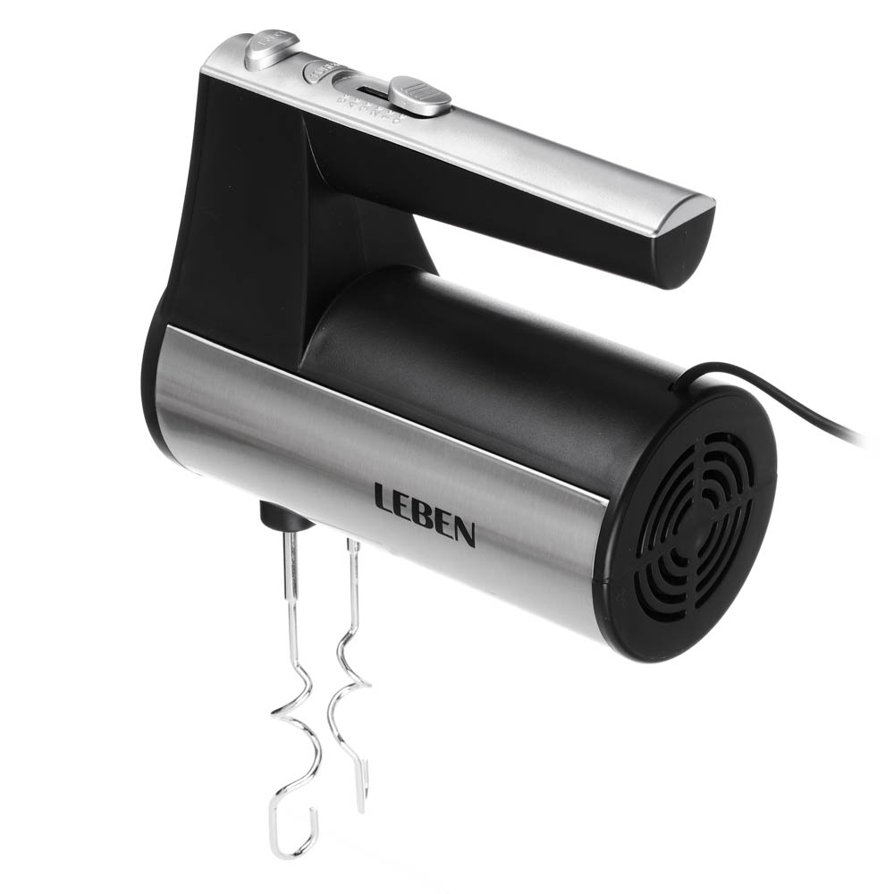 LEBEN Миксер кухонный 200 Вт, 5 скоростей на подставке, металл, арт.№ 269-025