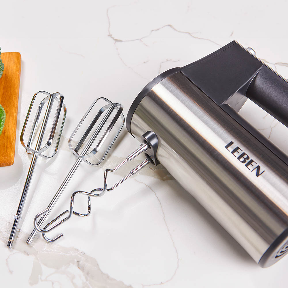 LEBEN Миксер кухонный 200 Вт, 5 скоростей на подставке, металл, арт.№ 269-025