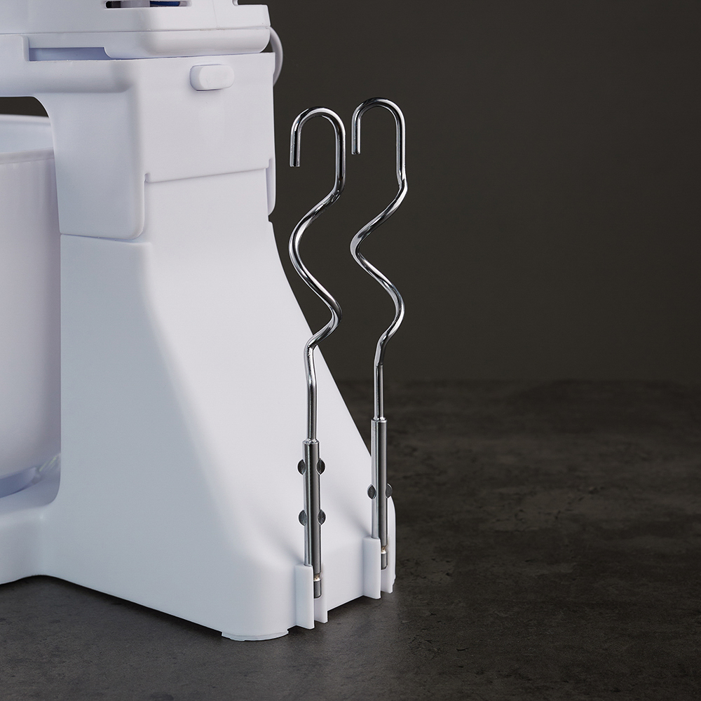 LEBEN Миксер кухонный 100Вт, 7 скоростей, 2 пары насадок, пластиковая чаша 2л, арт.№ 269-013