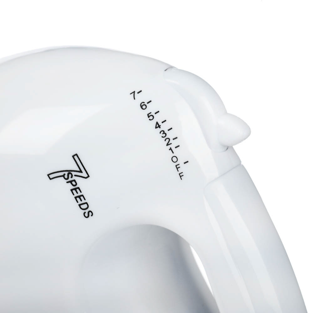 LEBEN Миксер кухонный 100Вт, 7 скоростей, 2 пары насадок, пластиковая чаша 2л, арт.№ 269-013