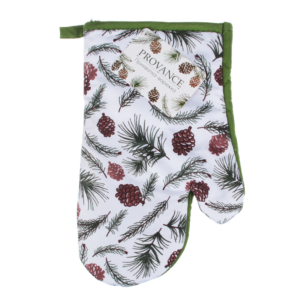 PROVANCE Хвойное утро Прихватка-варежка, полиэстер 27см, арт.№ 492-105