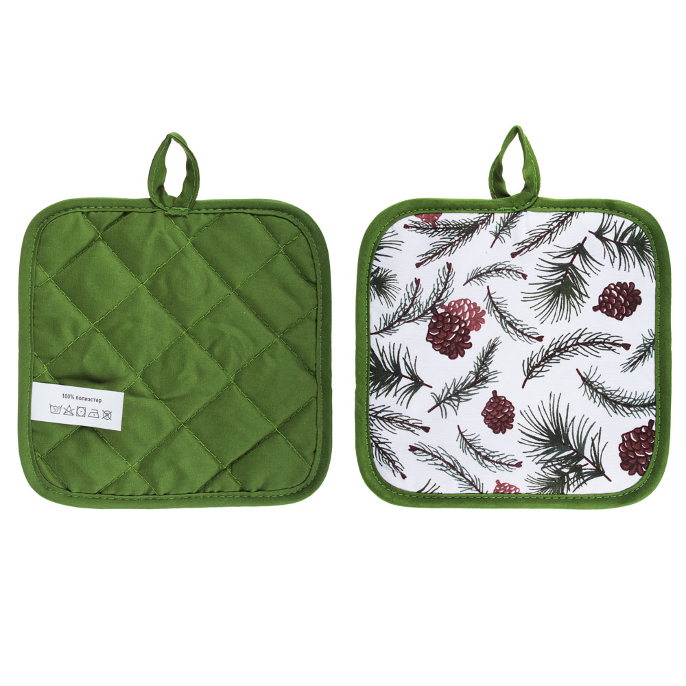 PROVANCE Хвойное утро Прихватка, полиэстер, 17х17см, арт.№ 492-106