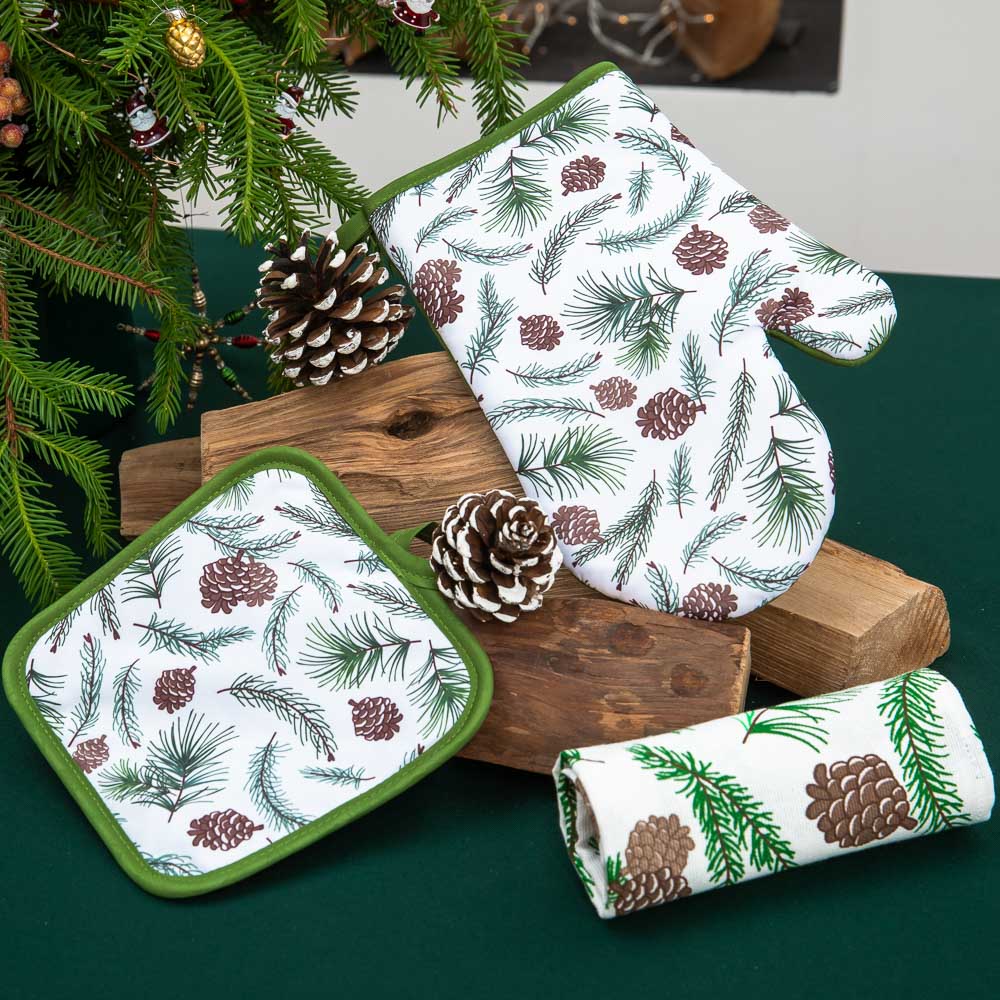 PROVANCE Хвойное утро Прихватка, полиэстер, 17х17см, арт.№ 492-106