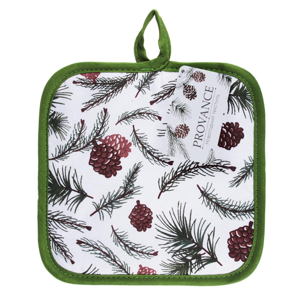 PROVANCE Хвойное утро Прихватка, полиэстер, 17х17см, арт.№ 492-106