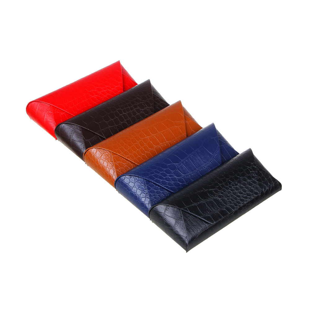 ЮL Футляр для очков, 16,5х7см, ПУ, 5 цветов, арт.№ 339-088