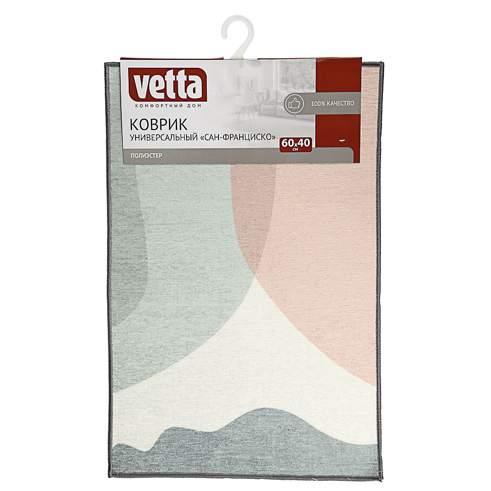VETTA Коврик универсальный "Сан-Франциско", 60х40см, 3 дизайна, арт.№ 466-339