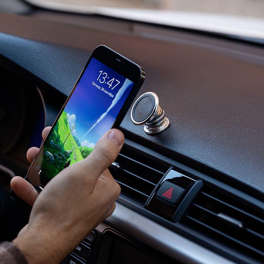 NG Держатель телефона магнитный, универсальный, металл, арт.№ 733-025