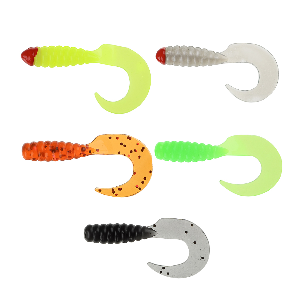 Приманка мягкая "K.Good" тм AZOR FISHING, силикон, 5см, 12шт. в уп, 5 цветов, арт.№ 145-170