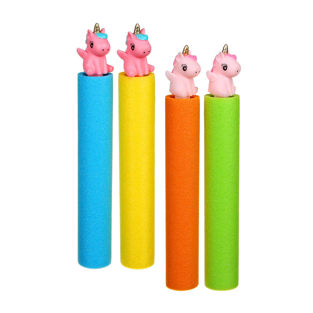 SILAPRO Пушка помповая водяная Единорог 35х5см, EVA, пластик, арт.№ 134-168