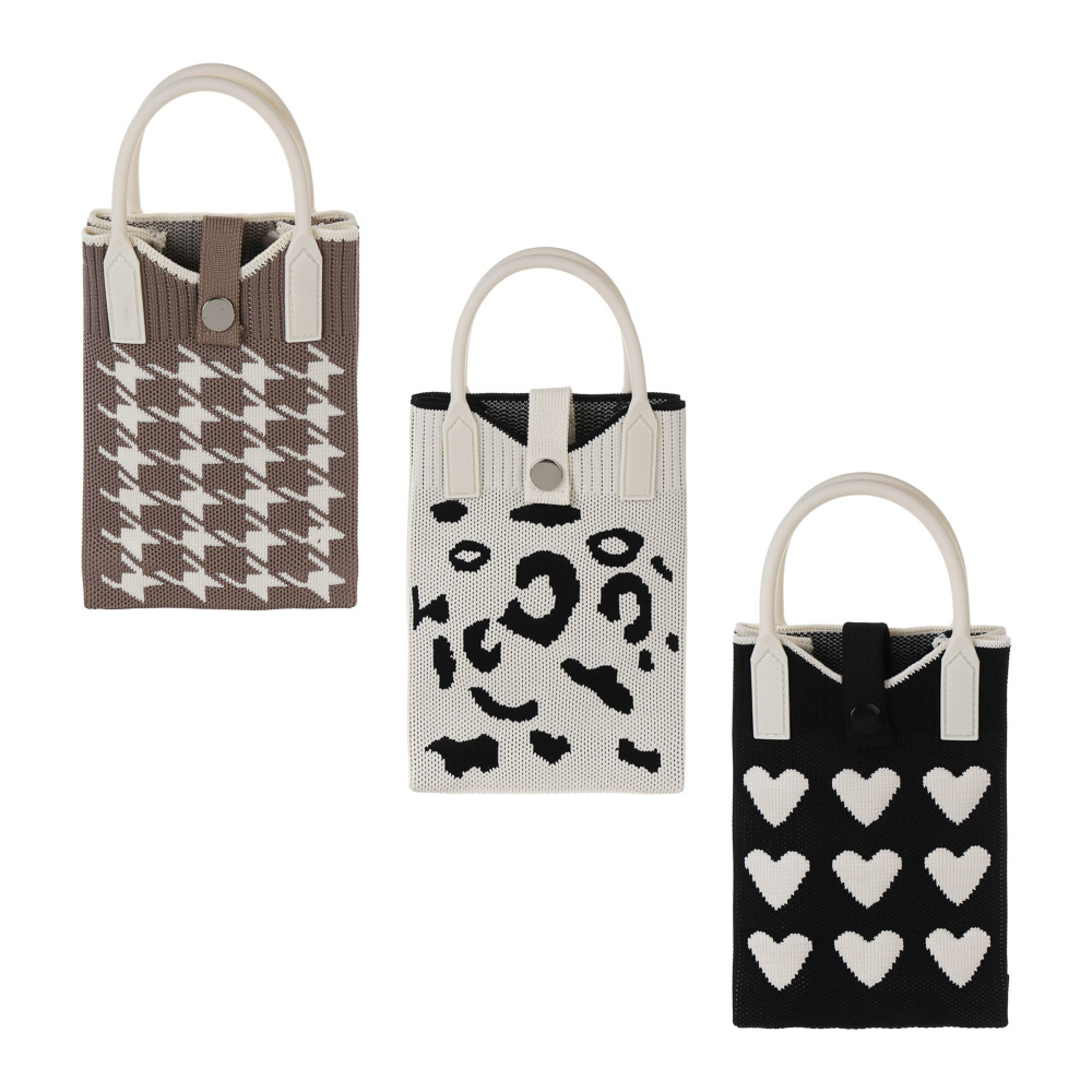 Сумочка кроссбоди на кнопке с длинным ремнем тм ЮL Бьянка, полиэстер,  19х13 см, 3 дизайна, арт.№ 337-235