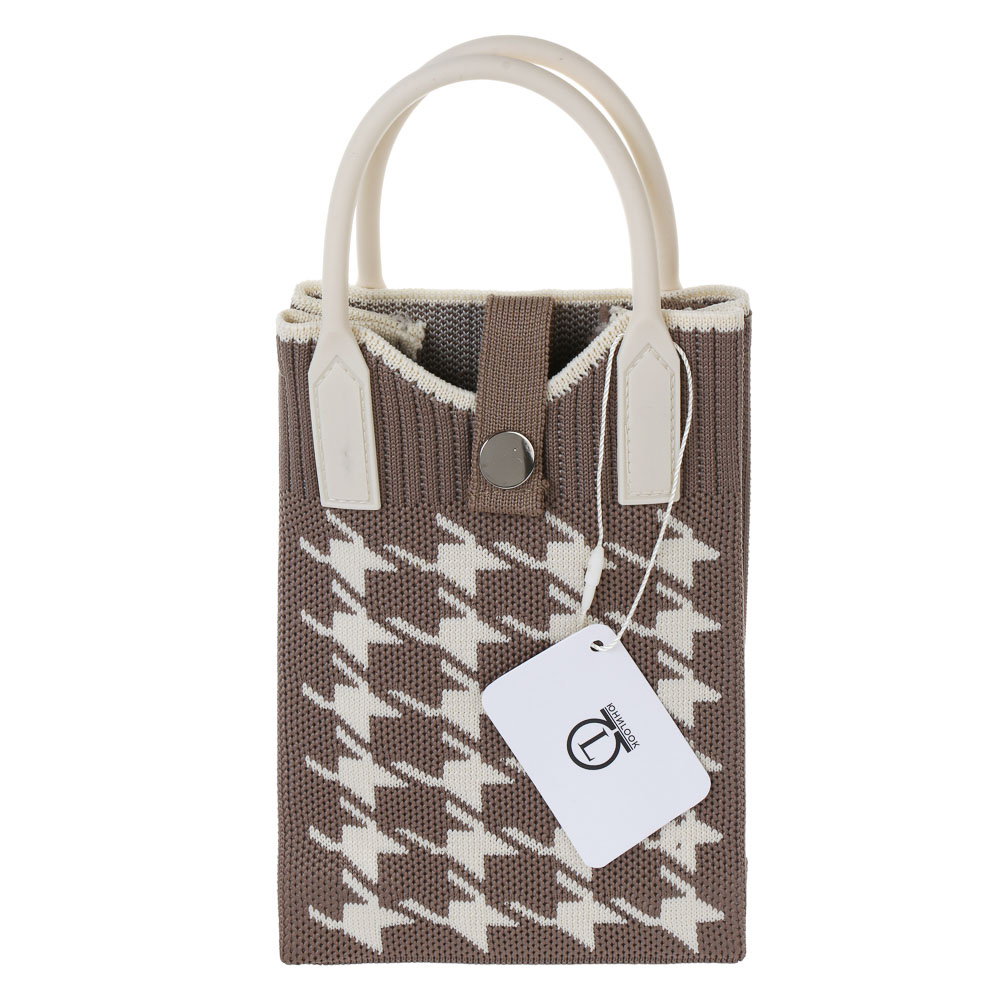 Сумочка кроссбоди на кнопке с длинным ремнем тм ЮL Бьянка, полиэстер,  19х13 см, 3 дизайна, арт.№ 337-235