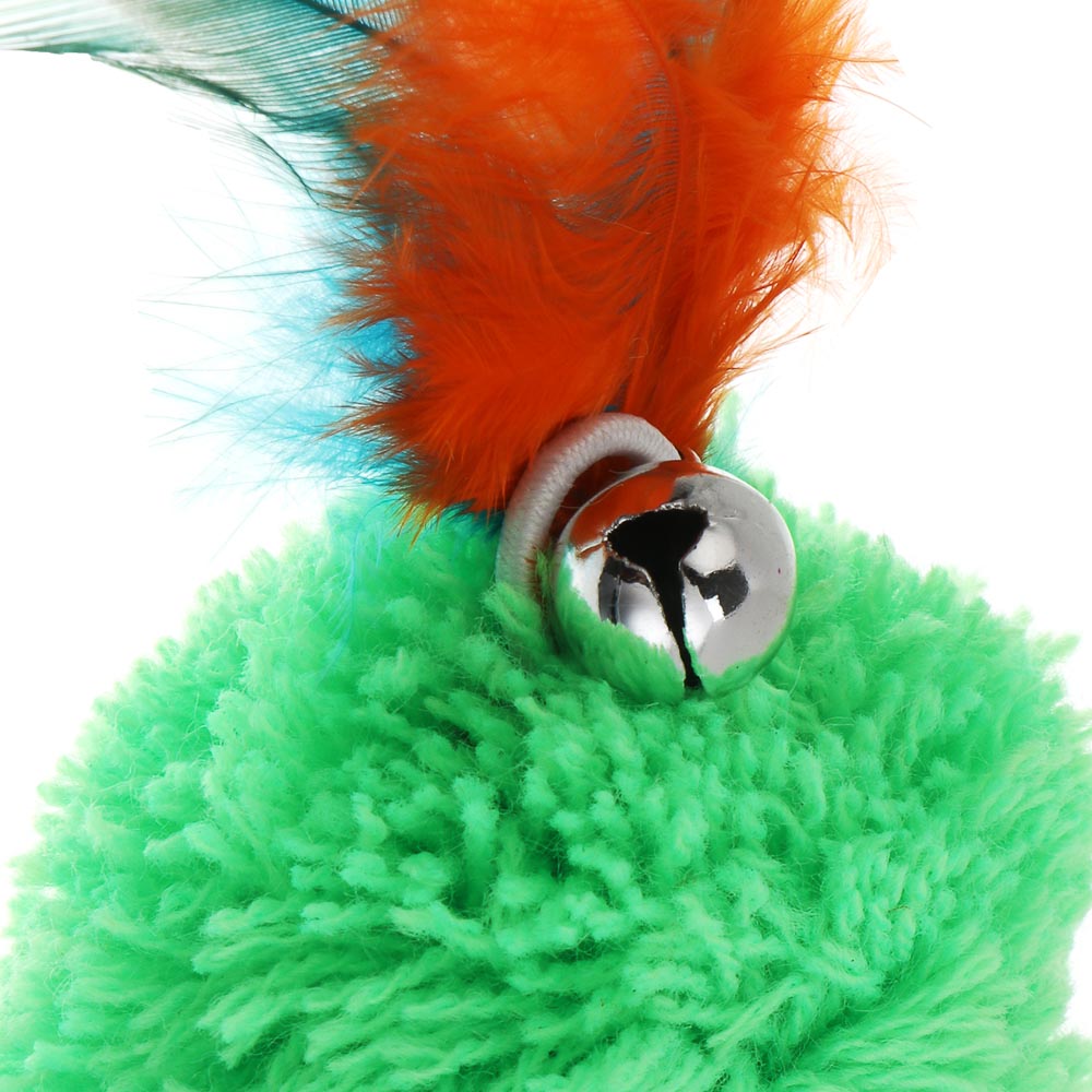 VETTA Набор игрушек для кошки, плюш, перья, 4,5см, 2 шт, арт.№ 273-476