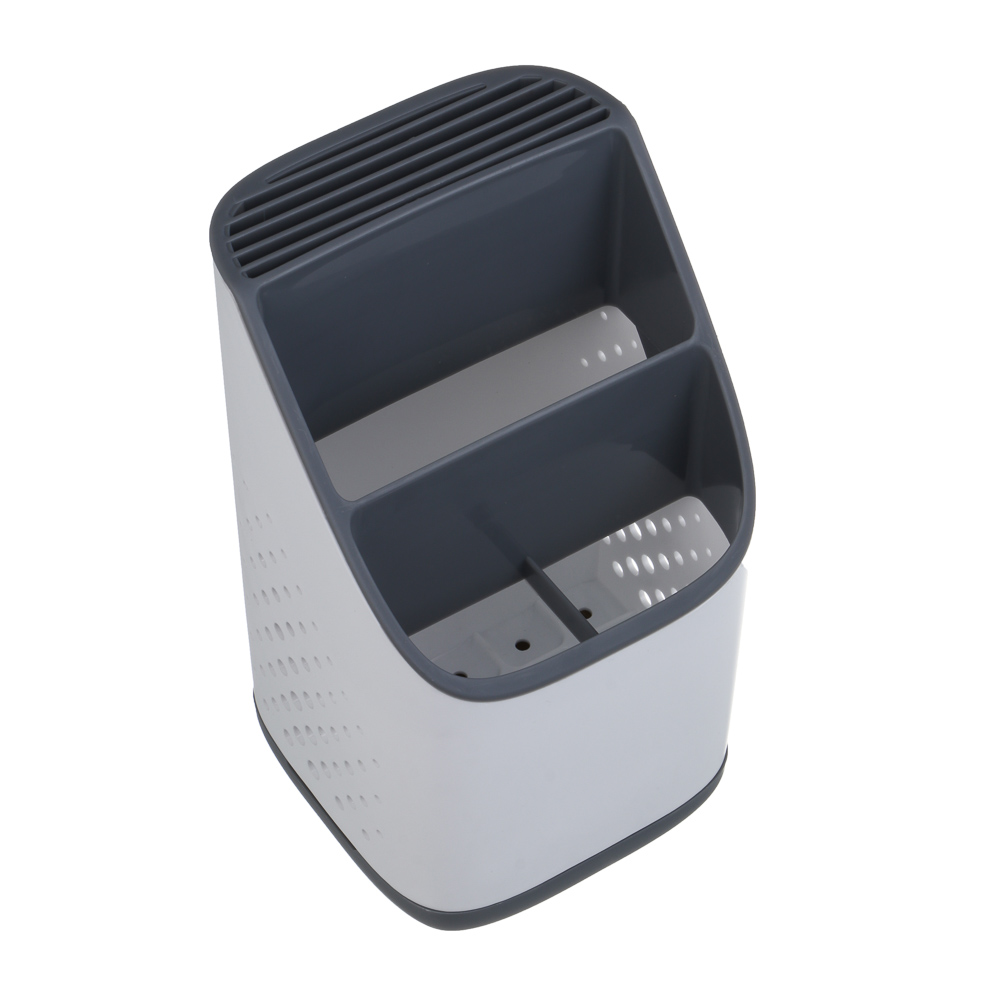 Подставка для столовых приборов тм VETTA, 23x13x13см, полипропилен, цвет белый, арт.№ 485-204