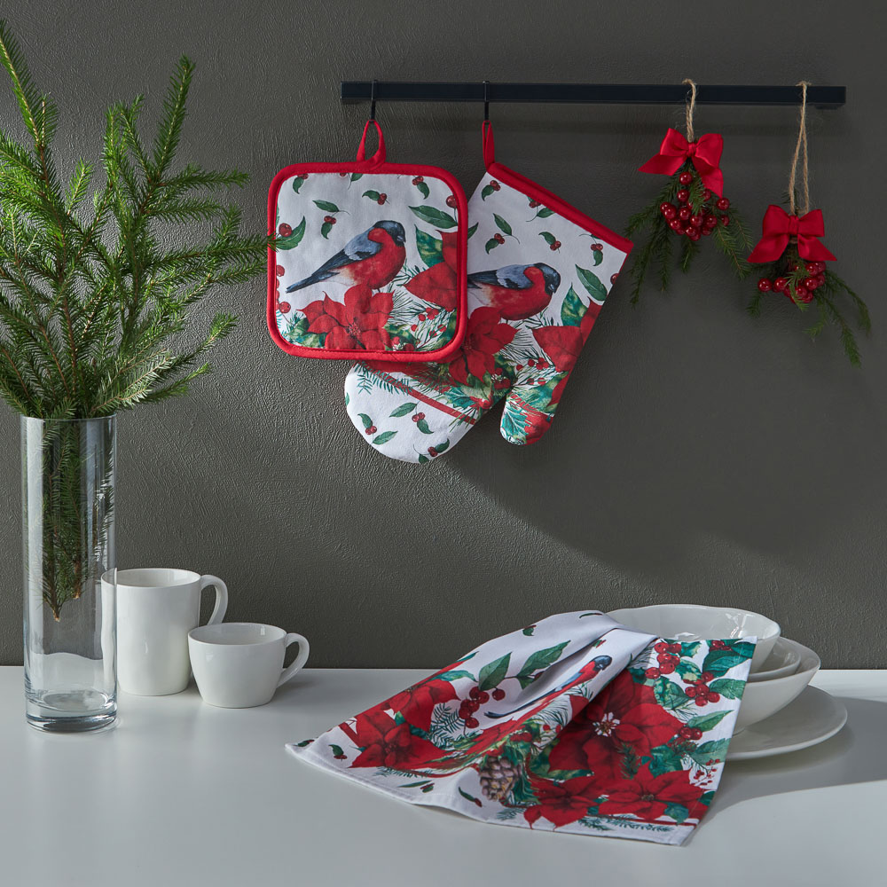 PROVANCE Винтер Полотенце кухонное, 100% хлопок, 40х60см, красный, арт.№ 492-167